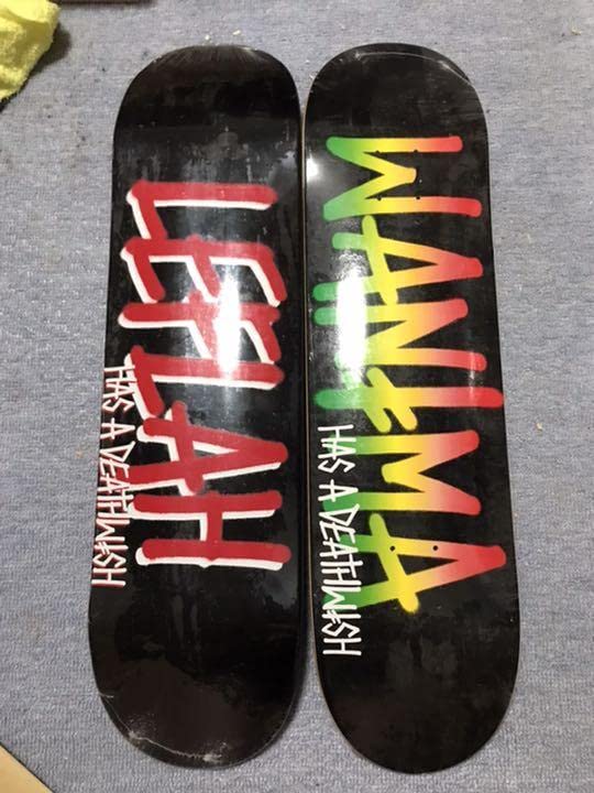 WANIMA - WANIMA deathwish スケボー デッキ WANIMA X DEATHWISH(デスウィッシュ) コラボスケートボード販売